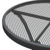 Patio Table √ò23.6"x28.3" Expanded Metal Mesh Anthracite - Anthracite