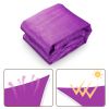 28' x 28' x 28' Triangle Sun Shade Sail/ Red Purple - As Picture