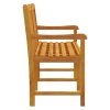Patio Bench 59.1" Solid Acacia Wood - Brown