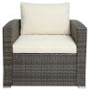 Patio Furniture Sets;  7-Piece Patio Wicker Sofa ;  Cushions;  Chairs ;  a Loveseat ;  a Table and a Storage Box - Beige