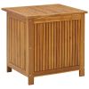 Patio Storage Box 23.6"x19.7"x22.8" Solid Acacia Wood - Brown