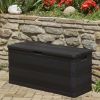 Patio Storage Box Black 46.1"x17.7"x22" - Black