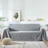 Chenille Couch Cover Universal Sofa Cover Sofa Slipcover for Pets Dogs Cats - Grey - 71 x118 in