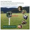 Ultrasonic Animal Repeller Solar Powered Repellent with Motion Sensor LED Flashing Lights - Green