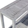 Eucalyptus Console Table, Silver Gray - as Pic
