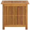 Patio Storage Box 23.6"x19.7"x22.8" Solid Acacia Wood - Brown