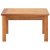 Patio Coffee Table 23.6"x23.6"x14.2" Solid Acacia Wood - Brown
