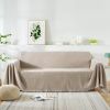 Chenille Couch Cover Universal Sofa Cover Sofa Slipcover for Pets Dogs Cats - Oatmeal - 71 x118 in