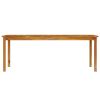 Patio Table 78.7"x39.4"x29.1" Solid Wood Acacia - Brown