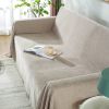 Chenille Couch Cover Universal Sofa Cover Sofa Slipcover for Pets Dogs Cats - Oatmeal - 71 x118 in