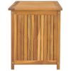 Patio Box 44.9"x19.7"x22.8" Solid Wood Teak - Brown