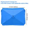 Umbrella Cover Replacement Royal Blue/Canvas True Blue 5499 - As Picture
