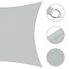 13'x10' Rectangle Sun Shade Sail/Cload Gray - As Picture