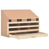 Chicken Laying Nest 3 Compartments 36.6"x15.7"x25.6" Solid Pine Wood - 170655