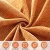 Chenille Couch Cover Universal Sofa Cover Sofa Slipcover for Pets Dogs Cats - Orange - 71 x118 in