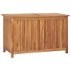 Patio Storage Box 35.4"x19.7"x22.8" Solid Teak Wood - Brown