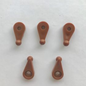 Glass Glass Mirror Buckle Cabinet Built-in Mirror Buckle Fixed Wardrobe Buckle (Option: 100brown)