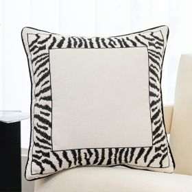 Simple Nordic Living Room Sofa Embroidery Throw Pillow Sofa Back Cover (Option: 7 Style-Pillowcase)